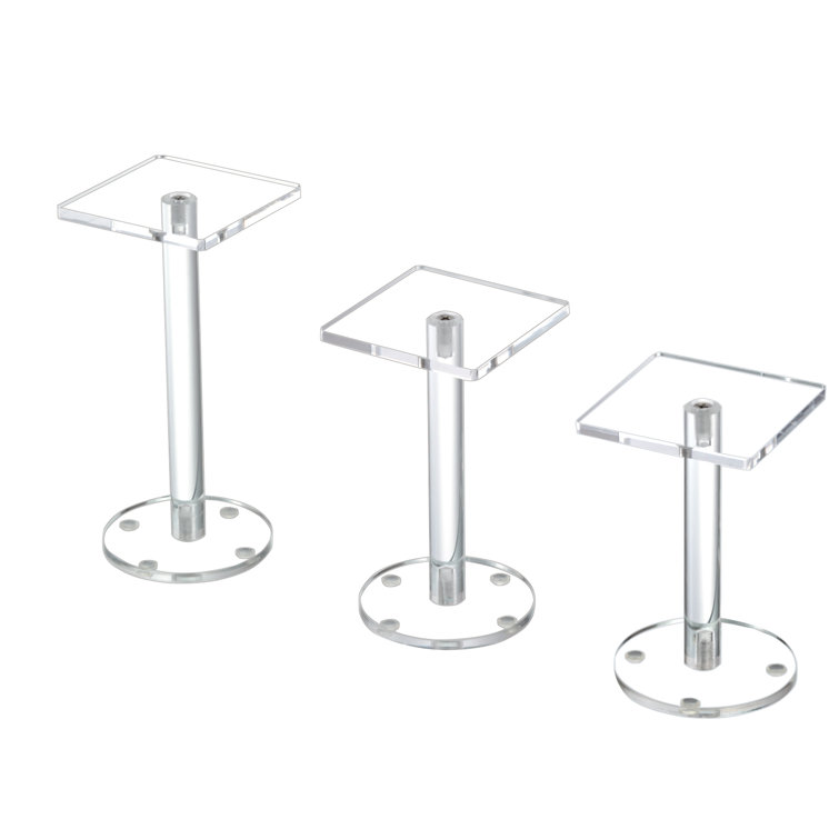 Wrought Studio 3 Piece Acrylic Jewellery Display Stand Wayfair Canada